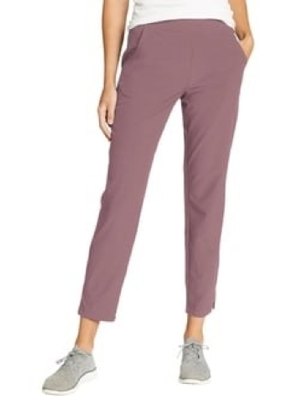 Eddie Bauer Women's Traveler Crop Pants in Mauve- Size L